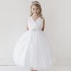 Tip Top  Children's Party Dress in Bright Blue Tulle - Image 15