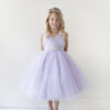 Tip Top  Children's Party Dress in Bright Blue Tulle - Image 7