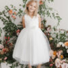 Tip Top  Children's Party Dress in Bright Blue Tulle - Image 6