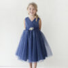 Tip Top  Children's Party Dress in Bright Blue Tulle - Image 8