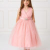 Tip Top  Children's Party Dress in Bright Blue Tulle - Image 10
