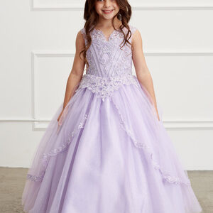 Tip Top Princess Children's Dress in Lilac with Lace and Tulle