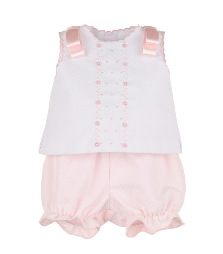 Embroidery Flowers Dress - Style 8521 Luli & Me