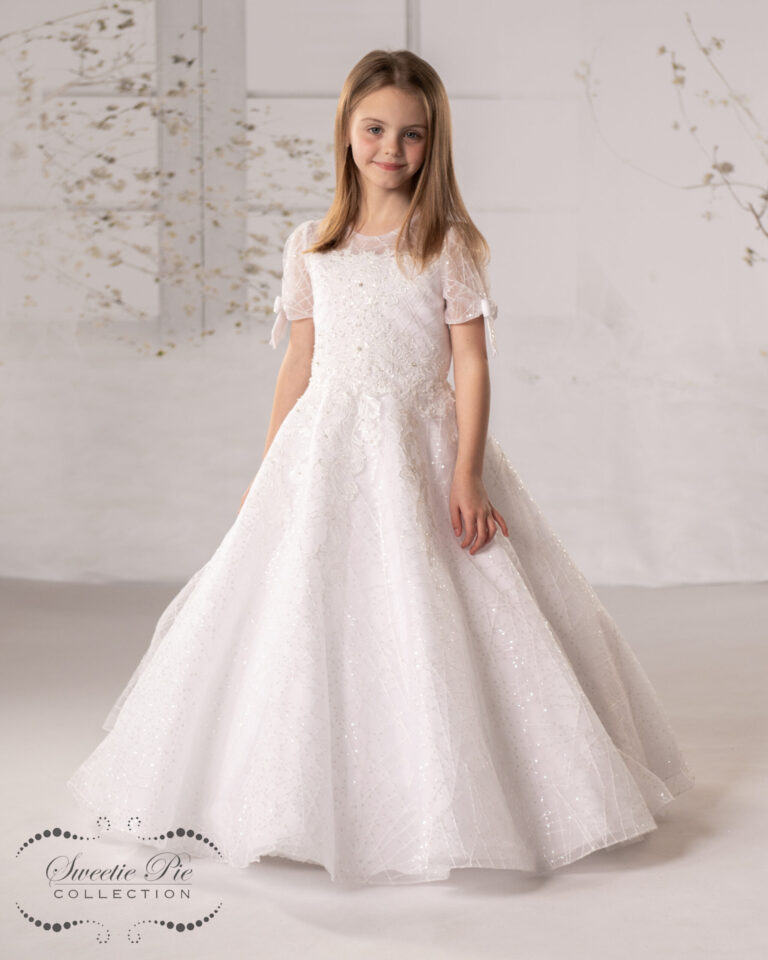 Sweetie Pie Sophisticated Long Communion Dress