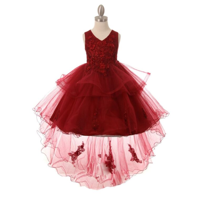 Elegant Cinderella Flower Dress Girl