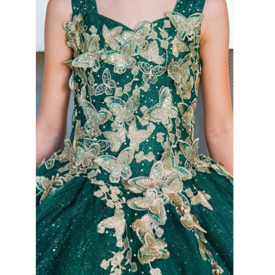 Metallic Embroidered Mini Quince Drees