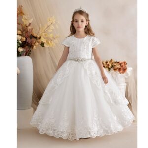 Princess Daliana long Communion Dress