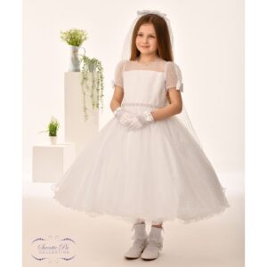 Sweetie Pie Long White Communion Dress