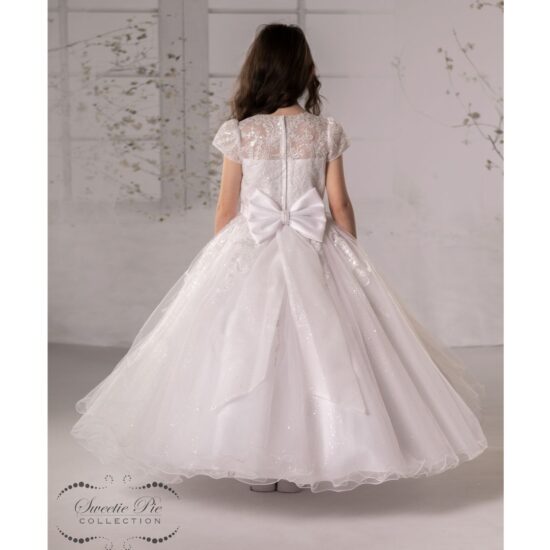 Sweetie Pie Long White Communion Dress