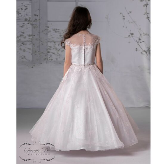 Sweetie Pie Long White Communion Dress
