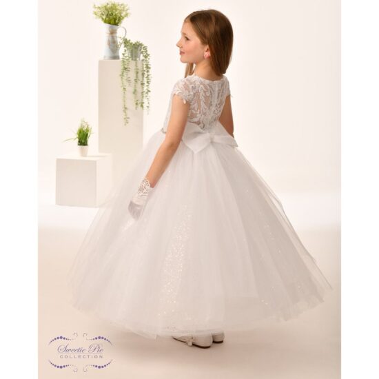 Sweetie Pie Long White Communion Dress