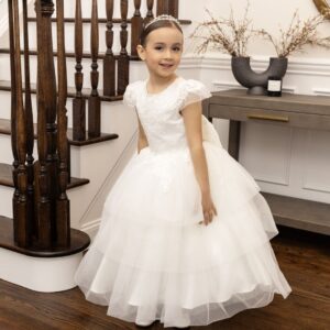 Joan Calabrese - Communion Dress with Tulle Layers