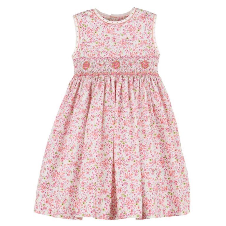Luli & Me Berry Bouquet Dress, Fuchsia