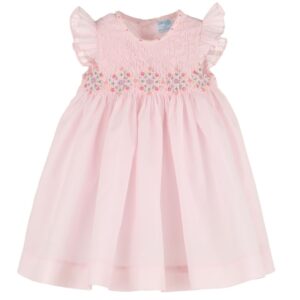 Luli & Me - Pink Dress with Smock