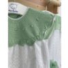 Mac Illusion - Baby Dress With Knit Detail In Green