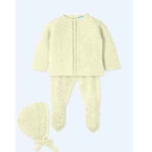 Mac Illusion - Baby knit set in pastel tone