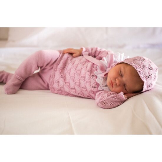 Mac Illusion - Knitted Set for Baby in Lilac