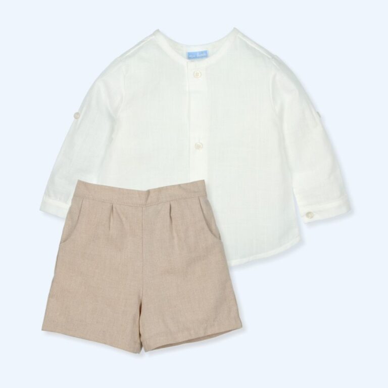 Mac Illusion - Linen Set Or Boys In Neutral Tones