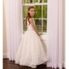 Macis Design - Elegant Communion Dress with Floral Lace