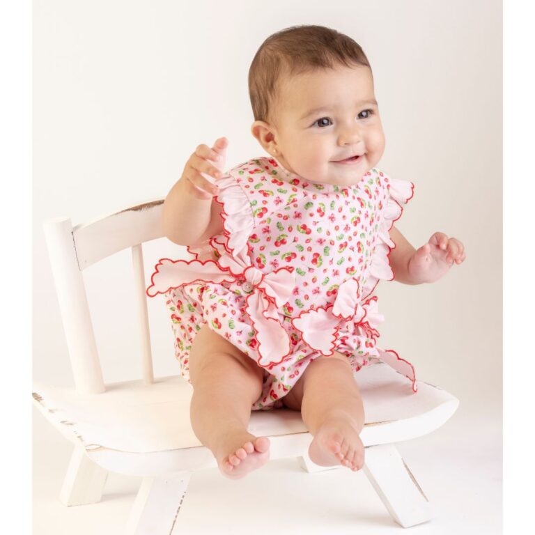 Sophie & Lucas Summer Berries OG Girl Overall, Print