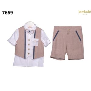 Bimbalò Beige Set for Boys