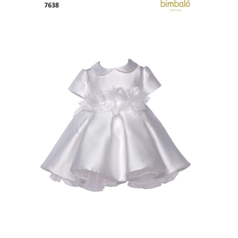 Bimbalo - Elegant Baby Party Dress in Ivory