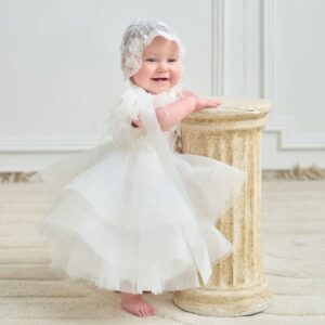 Teter Warm - Elegant Christening Dress for Baby