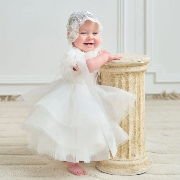 Teter Warm - Elegant Christening Dress for Baby