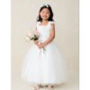 Flower Girl Dress with Bows on the Shoulders – Tip Top