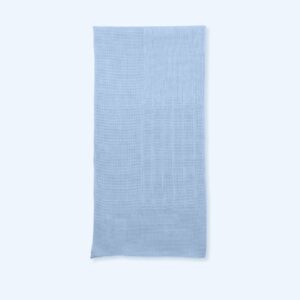 Light Blue Knitted Blanket – Mac Illusion