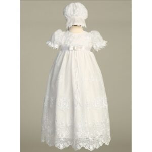 Lito - Classic Christening Dress with Lace