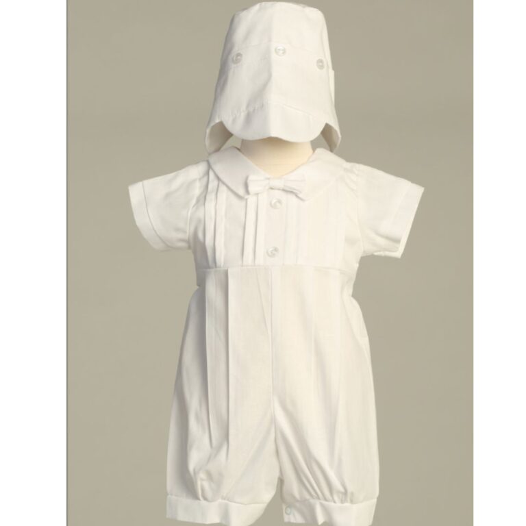 Lito Poly cotton jumpsuit with pleated top