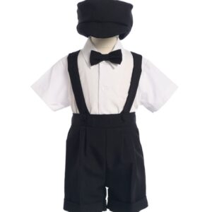 Lito Polyester suspender short set