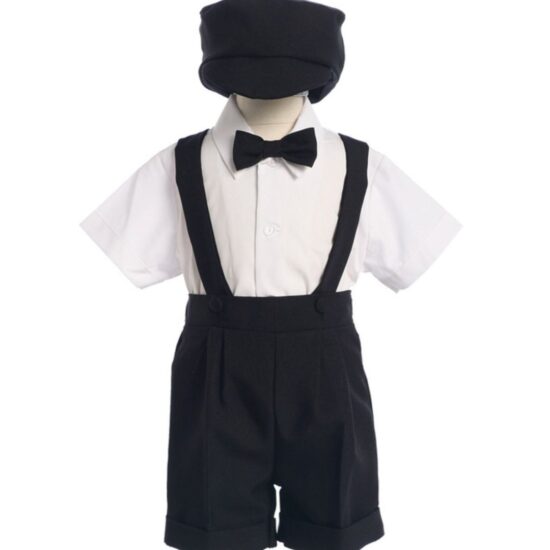 Lito Polyester suspender short set