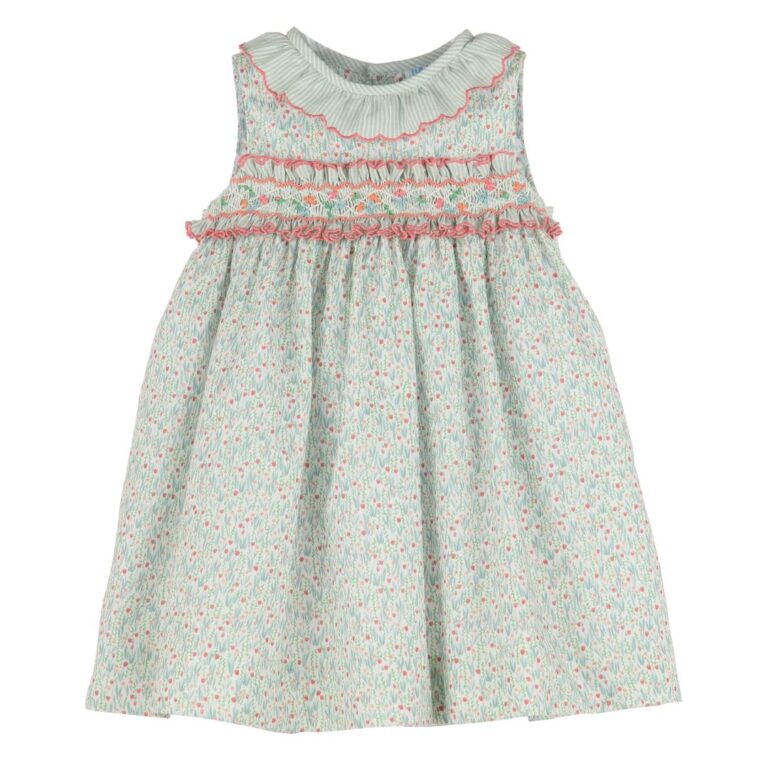 Mint Green Floral Dress – Luli and Me