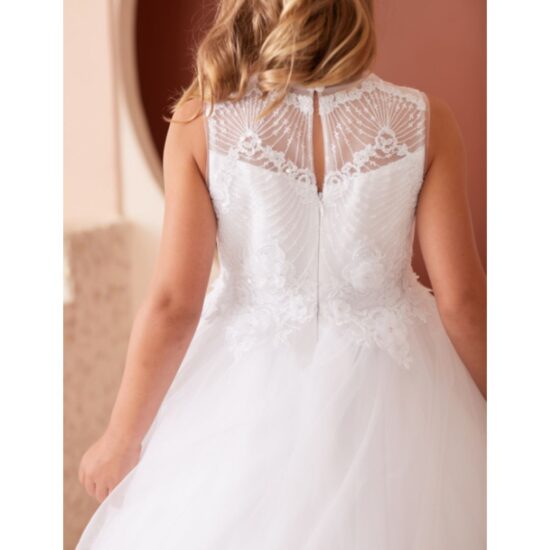 Royal Lace Princess Tip Top Flower Girl Dress