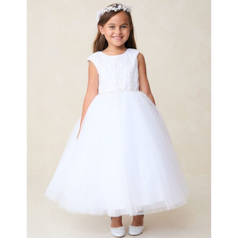 Tip Top - Flower Girl Dress with Pearls