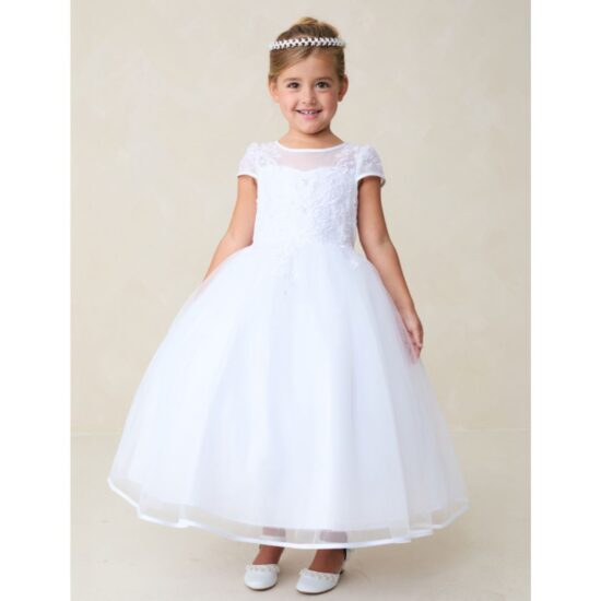 White Flower Girl Dress – TipTop