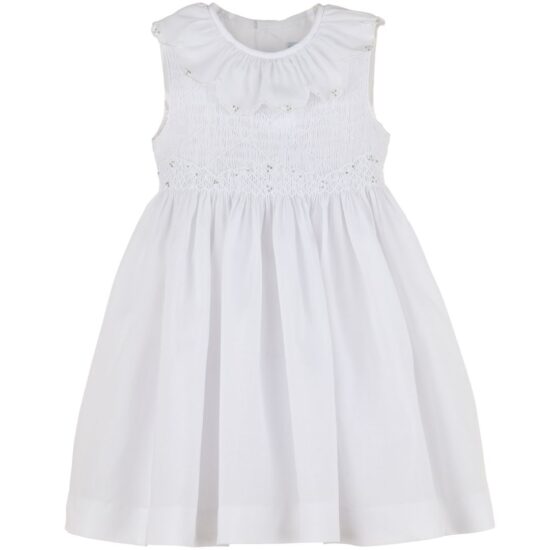 White Honeycomb Dress – Luli & Me