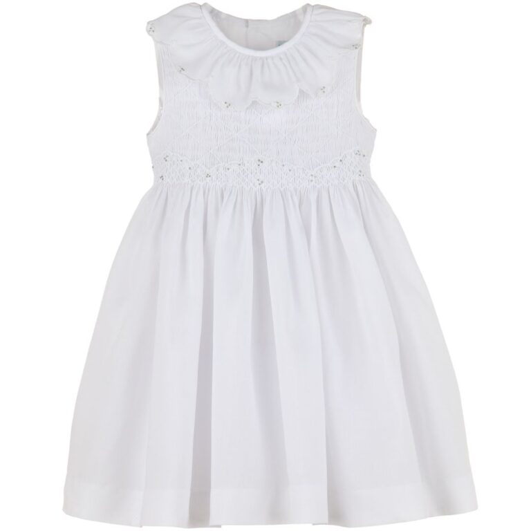 White Honeycomb Dress – Luli & Me