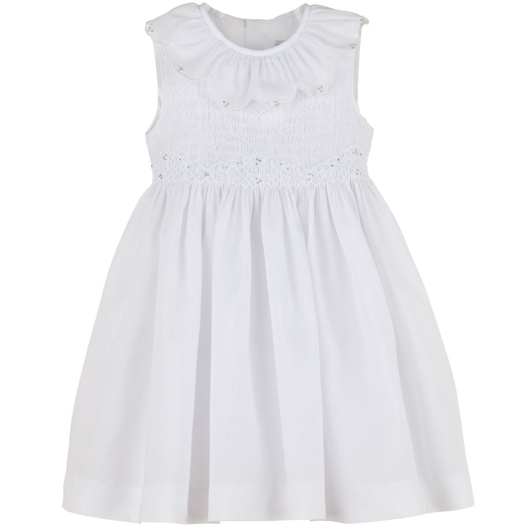 White Honeycomb Dress – Luli & Me