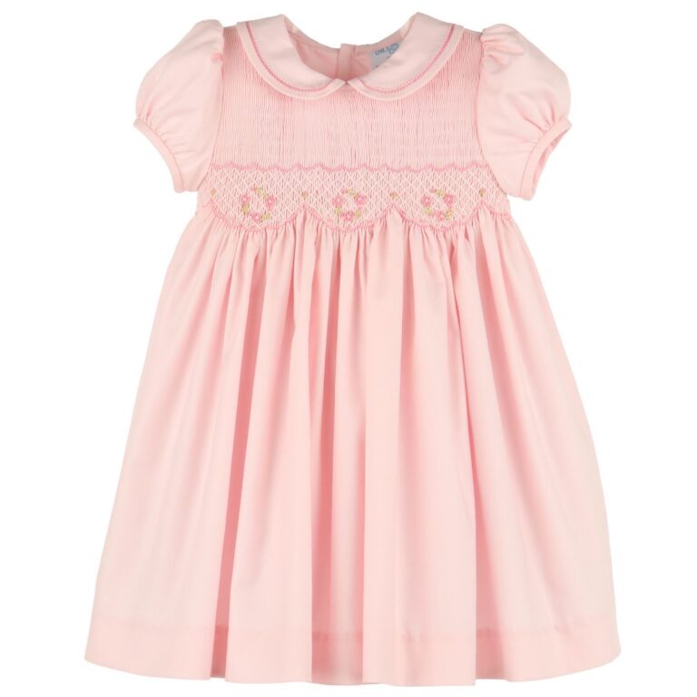 Pink smocked dress – Luli and Me