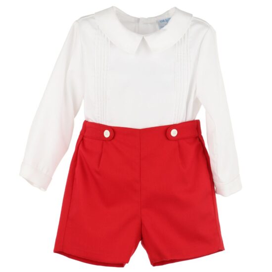 White and red children's set – Luli & Me