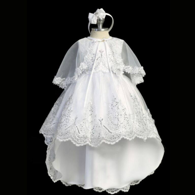 Premium Christening Dress with TipTop Lace