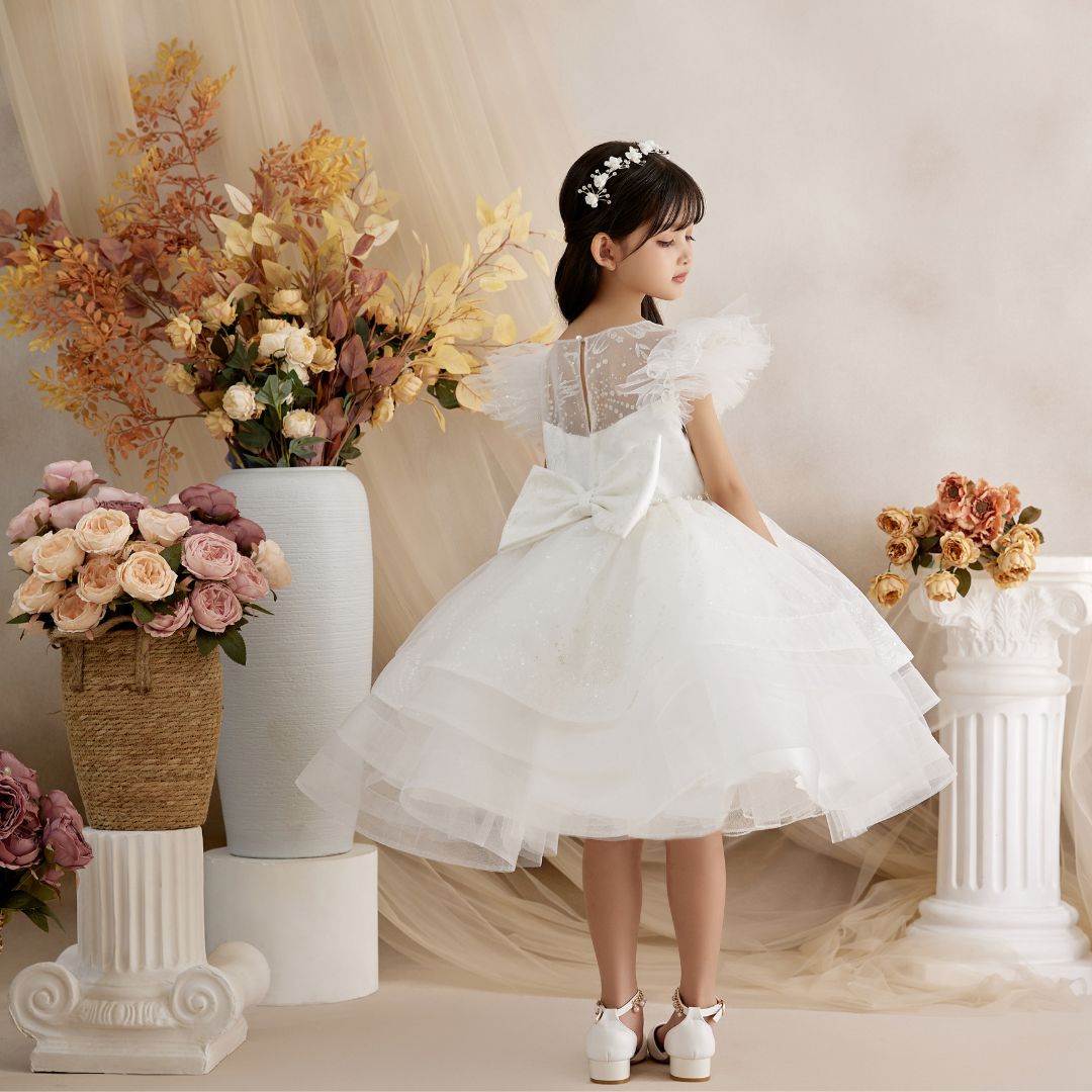 Princess Daliana Evening Dress – Short “Crystal Cloud” Model