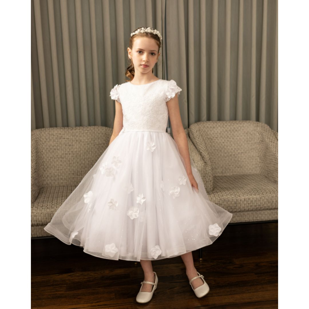 White Children's Ceremony Dress – Joan Calabrese
