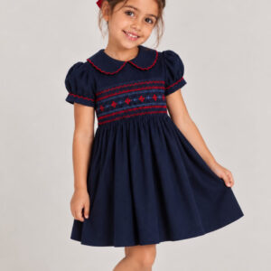 Abigail Navy Red Floral