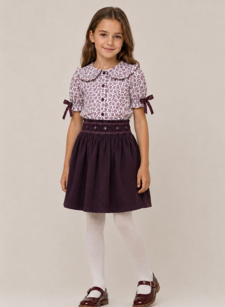 Calista Floral Burgundy